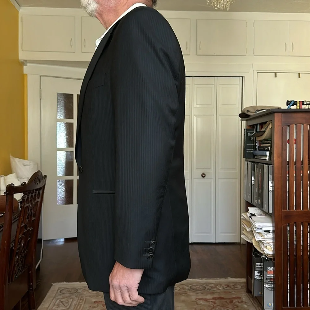 Baumler Men's Tuxedo Style Black Blazer Jacket Size EU 50 Made Austria